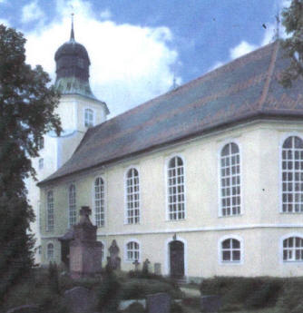 Igreja trinity em Kittlitz